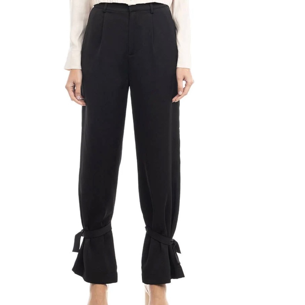 Tie Ankle Trouser Pants